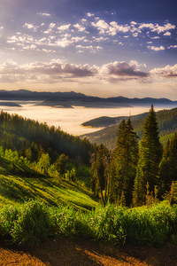 Valley of Dreams   Teton Pass Summit by Dream World Images