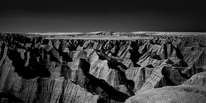 Shadows of the Earth:  A Badlands Vista
