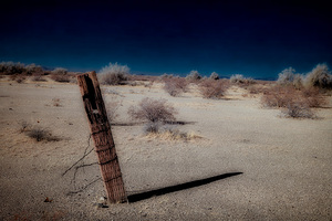 Bareness Framed in Blue Contrasts by Dream World Images