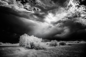 Divine Light   Wyoming Storm Theater by Dream World Images