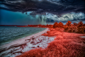 Summer Adventures at Brooms Island Marina: Colorful Beach Storm