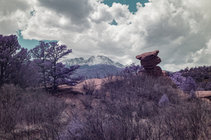 A Majestic Stroll: Capturing the Beauty of Pikes Peak by Dream World Images