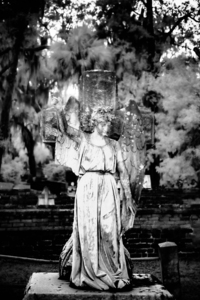 Guardian of Serenity: Unveiling Saint Marys Angel Light at Oak Grove Cemetery