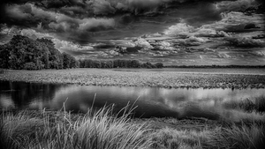 Ephemeral Drama: Stormy Embrace over Henderson Lake