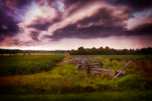 Whispers of the Storm: Summer Storm in Gettysburg