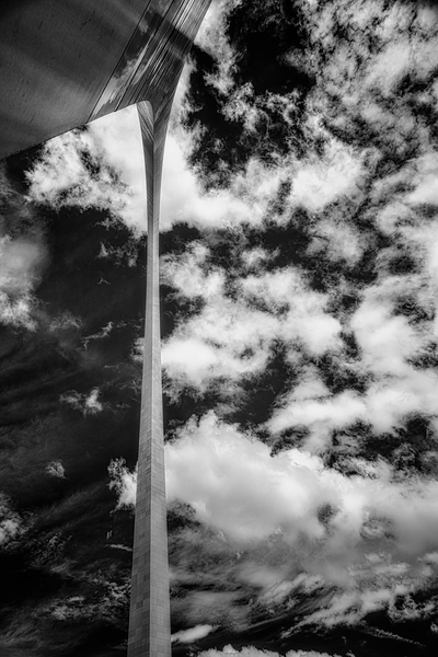 Vertical Symphony in Infrared Print