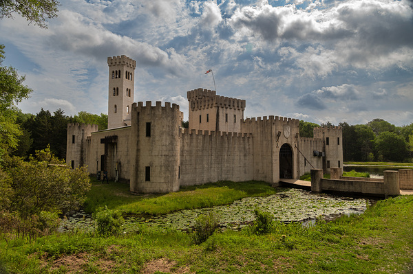 Emerald Whispers: Newmans Castle in the Texas Sky Print