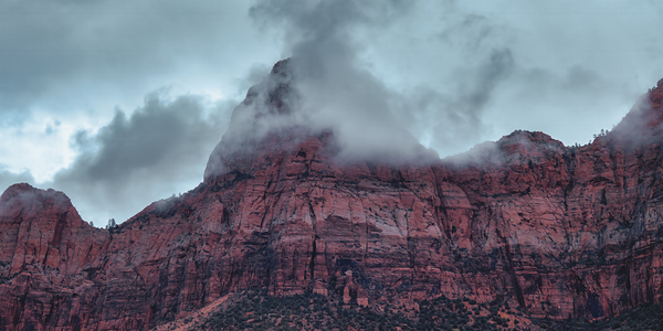 Veiled Mountain Majesty Print