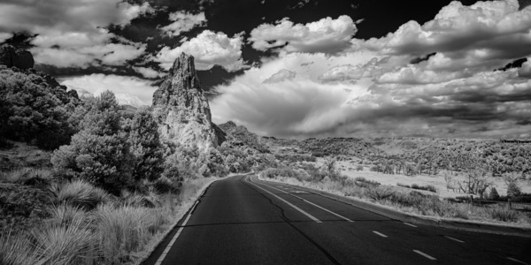 Journey to Majesty: Roadside Symphony at Garden of the Gods Print