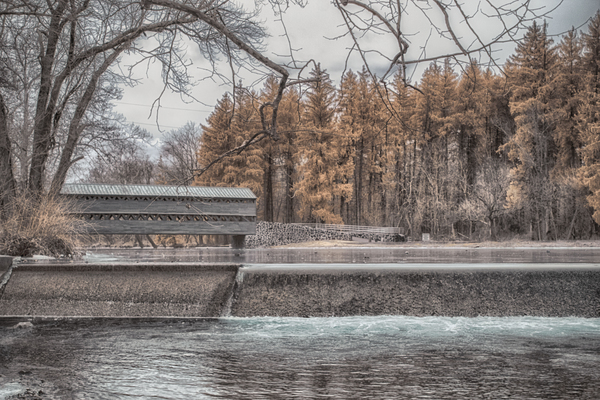 Ethereal Tranquility: Exploring Gettysburgs Bridge of Tranquility Print