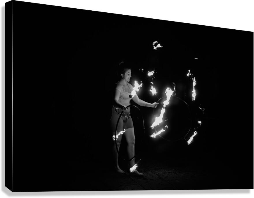 Fiery Dance of Joy Canvas Print