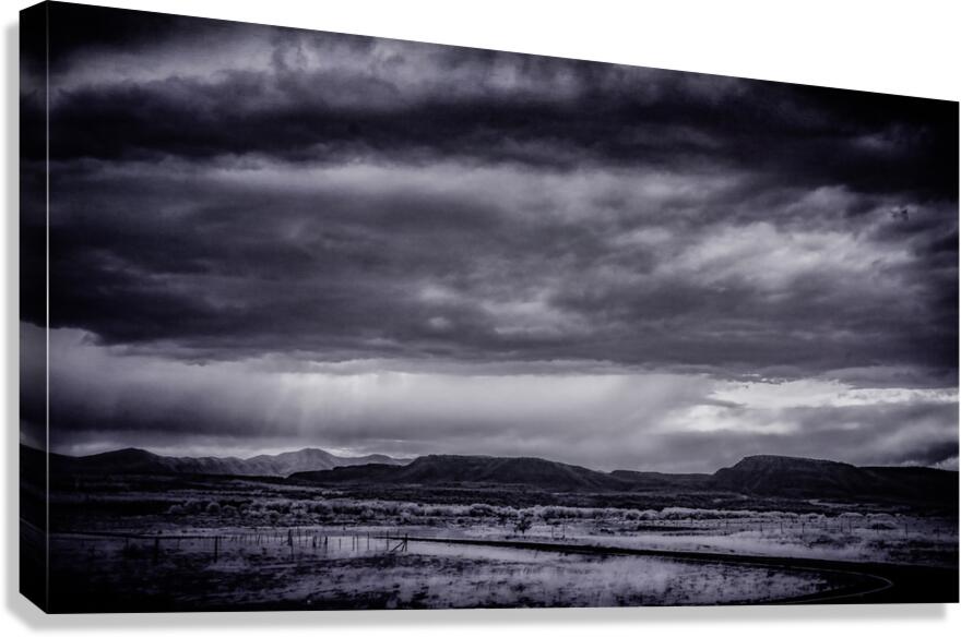 Expanse Under Darkened Heavens Canvas Print