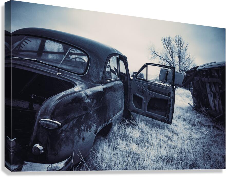 Rustic Relic   Rusted Open Door Canvas Print