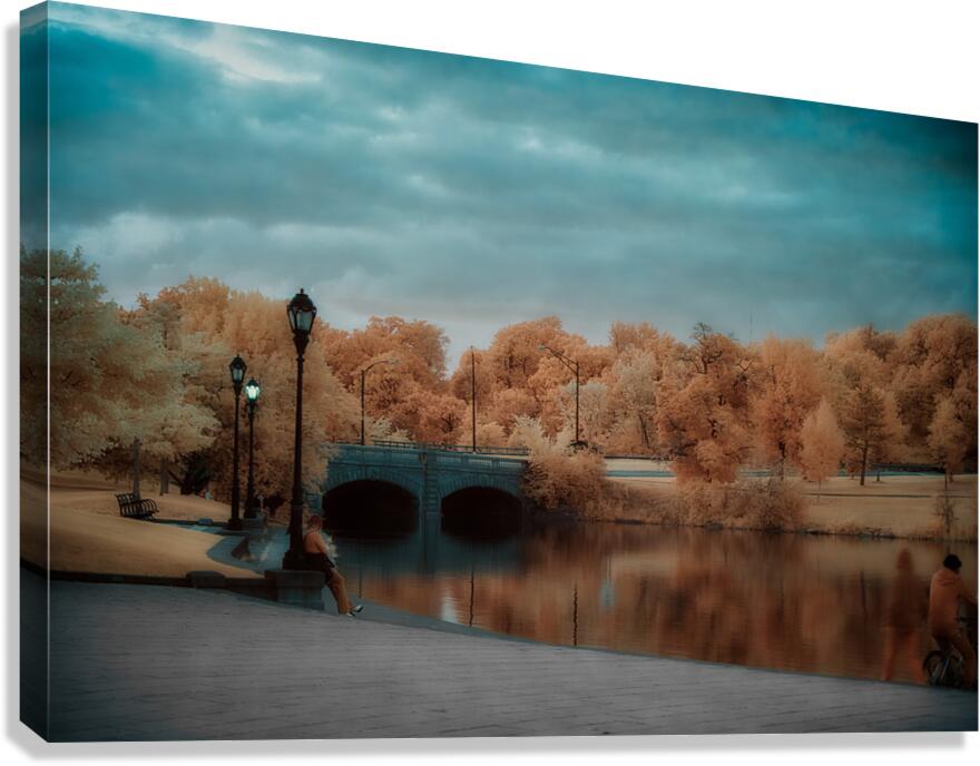 Reflections of Golden Calm Canvas Print