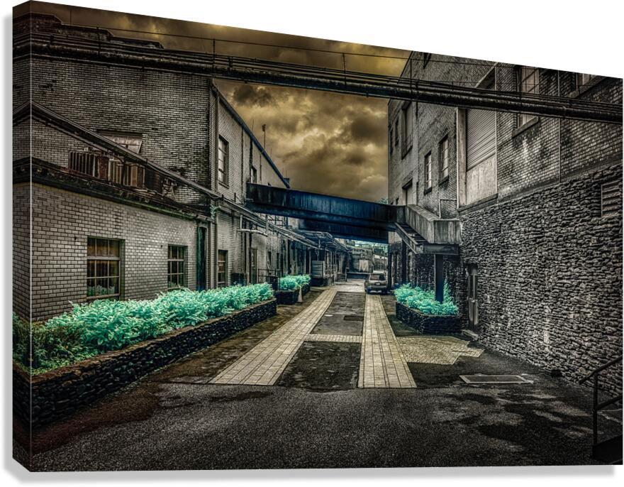 Echoes of History: Uncovering Lynchburgs Historic Bidding Drive  Canvas Print