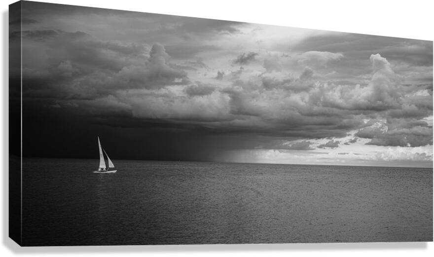 Sailing Beyond the Storms Embrace Canvas Print