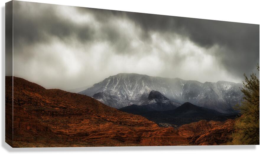 Mountain Storm Majesty Canvas Print