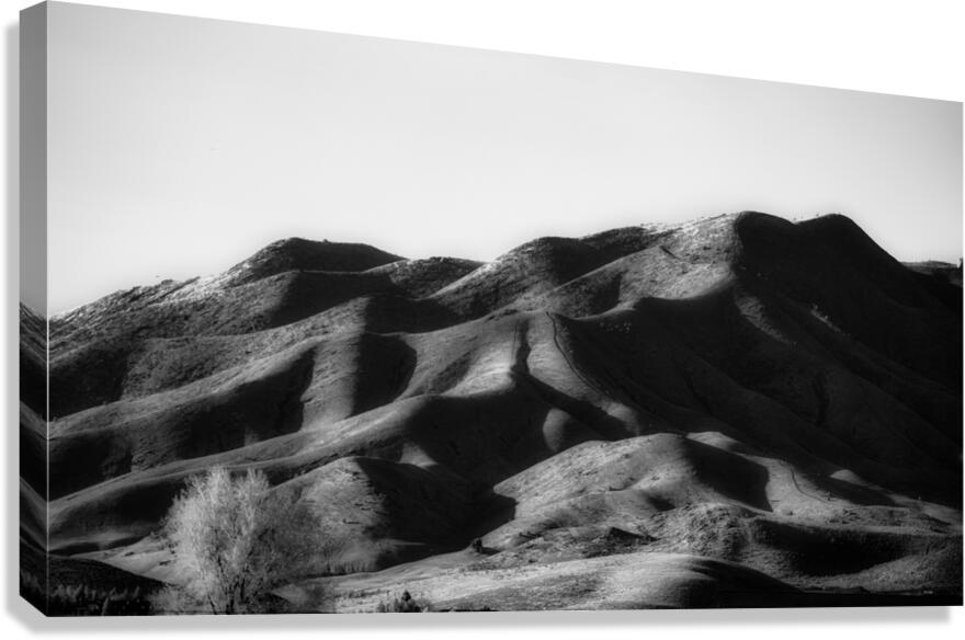 Mountains Shadowy Dance Canvas Print