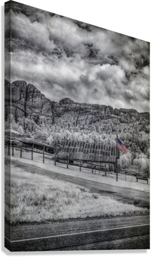 Rural American Ranch Scene Canvas Print