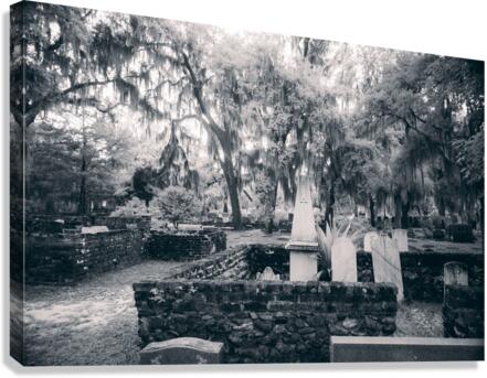 Sacred Silence: Oak Grove Cemetery Canvas Print