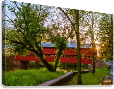 Sunset at Sachs Canvas Print