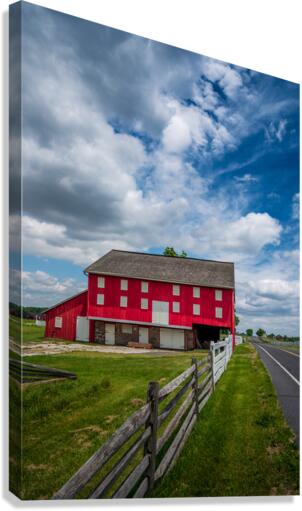 The Sherfy Barn: A Countryside Oasis Canvas Print