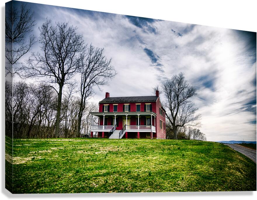Monocacy Manor: House on the Hill Canvas Print