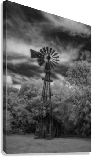 Windmill Whispers: A Gentle Breeze Canvas Print