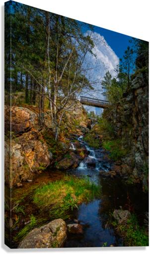 Bismarcks Hidden Cascade Canvas Print