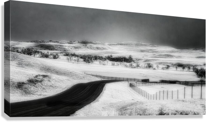 Journey Through the Infinite: An Eternal Horizon Canvas Print