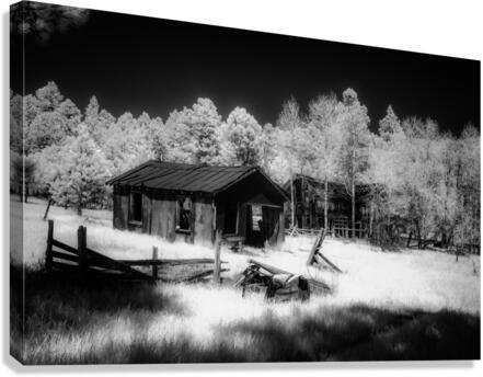 Ghostly Remnants: Spokane South Dakota Canvas Print
