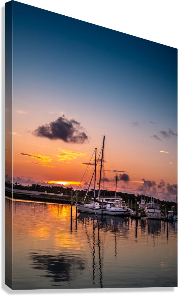 Journey of Joys: Celebrating Love on Beauforts Waters Canvas Print