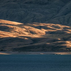 Sculpted by Light: Buffalo Bill Reservoir Hills   Cody Wyoming T