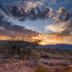 Radiance Unfurled Over Rocky Plains