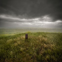 Storming Headstone: A Heroic Quest Through Eastern Montanas Battlefield Amidst Torrential Downpour