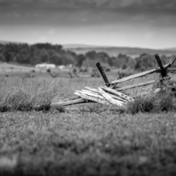 Tranquility Decay: A Weathered Gettysburg Fence