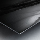 Shadows Weave Through Thorned Spire Metal print