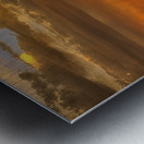 Burning Sky Over Silent Shadows Metal print