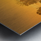 Misty Morning Glow: Dawn in Gettysburg Metal print