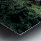 Tranquil Cascades: A Quaint Ducks Tale Upstream from Niagara Falls Metal print