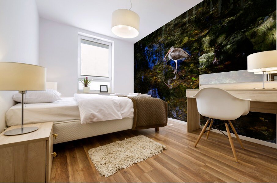 Songbirds and Sunshine: A Day of Birdwatching Bliss Mural print