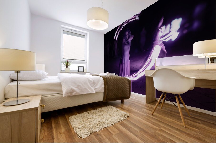 Light Trail Ballet Mural print