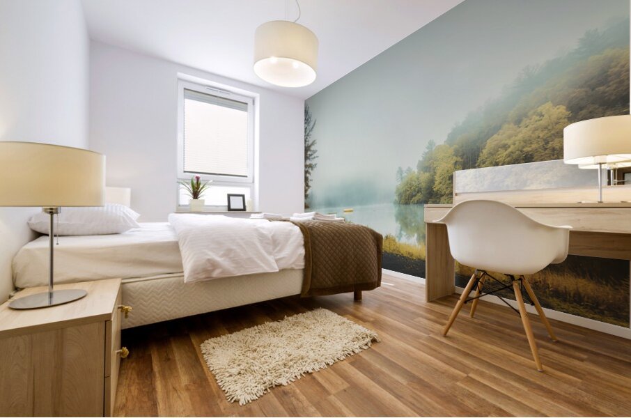 Soft Light Still Waters Mural print