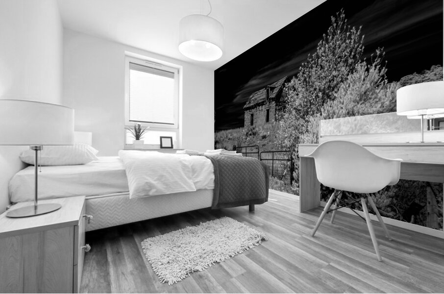 Haunted Echoes of an Abandoned Past Mural print