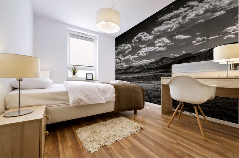 Horizon of Whispering Clouds Mural print