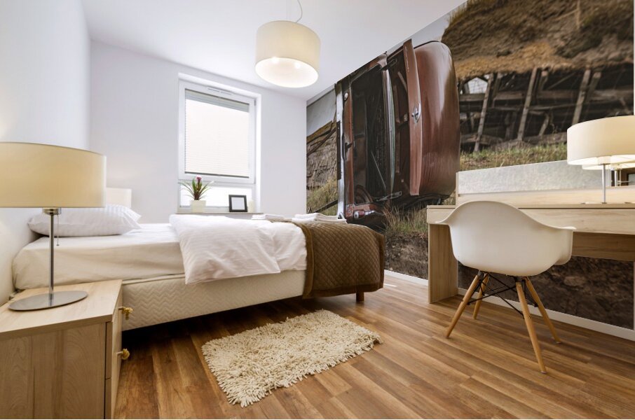 Rustic Relic - Top of the Hill Mural print