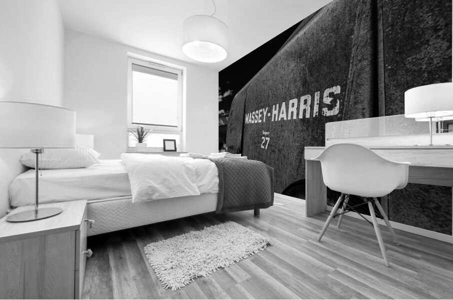 Rustic Relic   Massey Harris Mural print