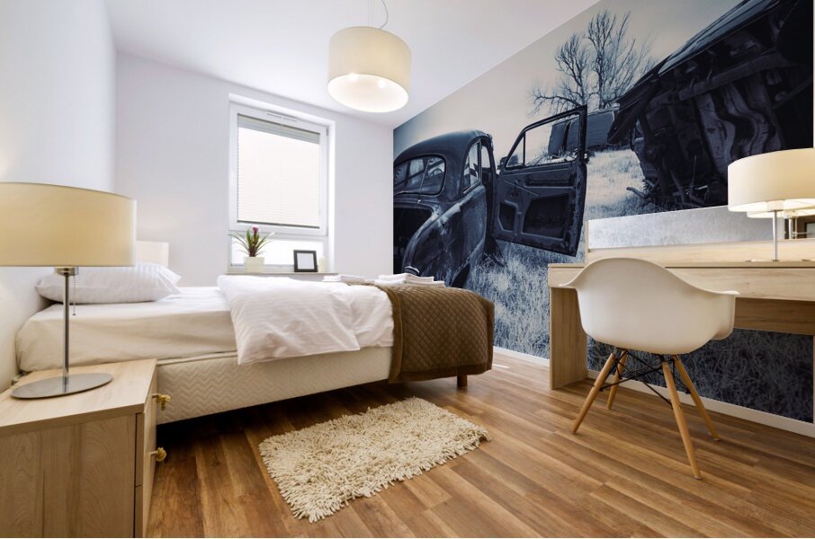 Rustic Relic   Rusted Open Door Mural print