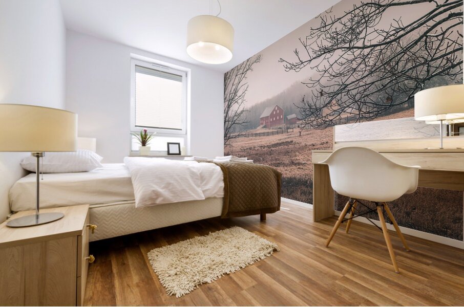 Russet Barn  Pano Mural print