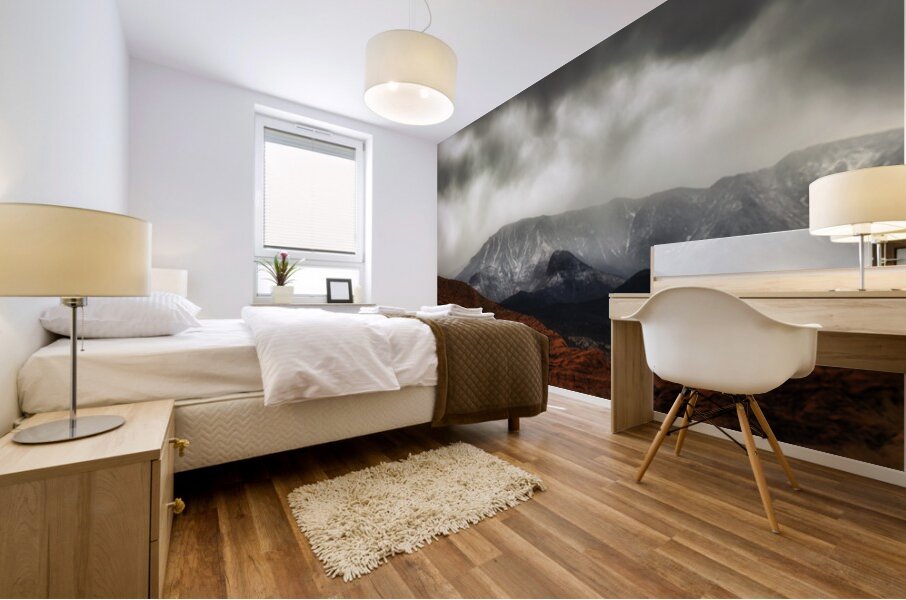 Mountain Storm Majesty Mural print